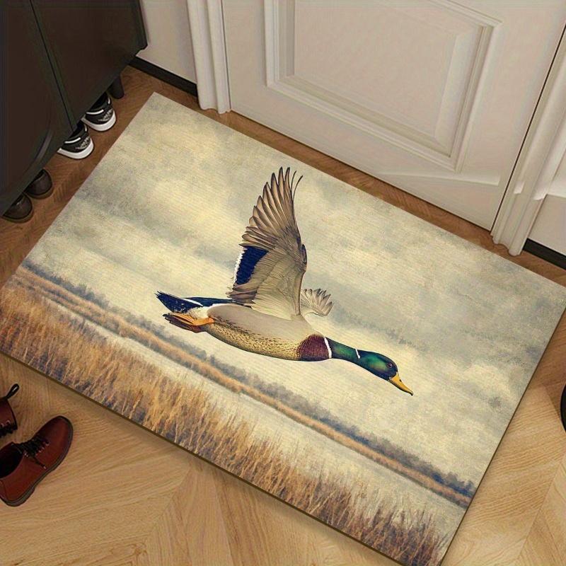 Mallard Duck Door Mat, Flying Wildlife