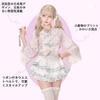 Ligwon Yukata Lolita Japanese Cosplay Top and Bottom Cute Costume for Cultural School Gift Dress, Pink, Style, Costume, Set, Women, Halloween,