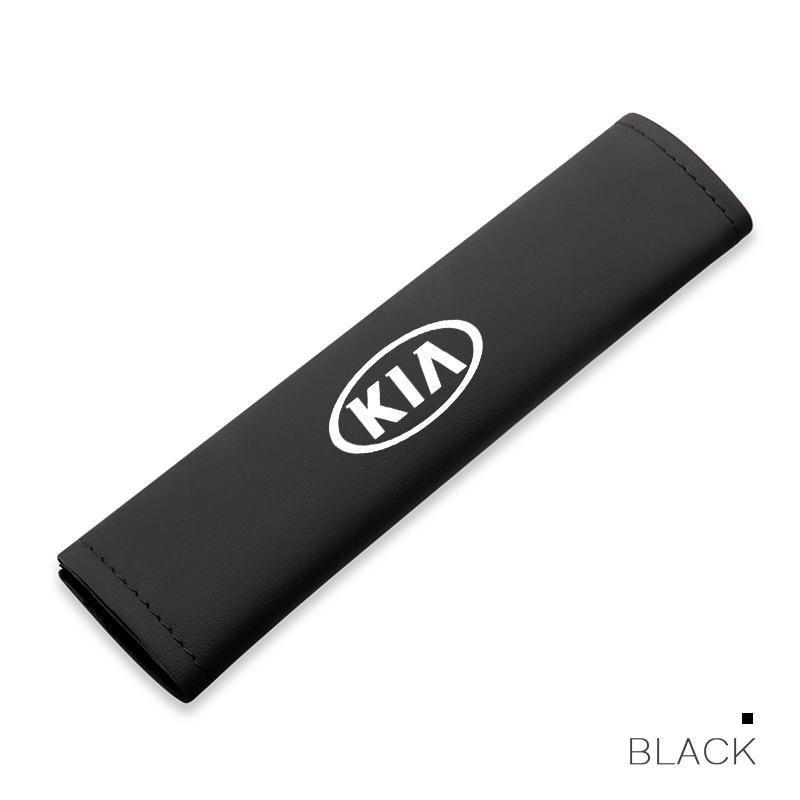 Carbon Fiber Leather Car Seat Belt Cover Shoulder Pad Neck Protection for Kia Rio Soul Cerato Soent Sportage Picanto K5 Forte zqdtx40