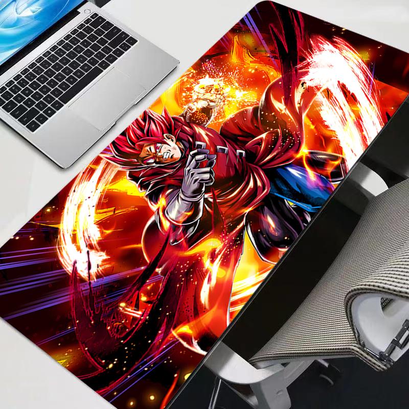 DBZ Dragon Ball Z Gaming Keyboard Rug Laptop Game Player Gif Anime Mouse Pad Black Mouse Pads Desk Mat PC Gamer Carpet Mousepad