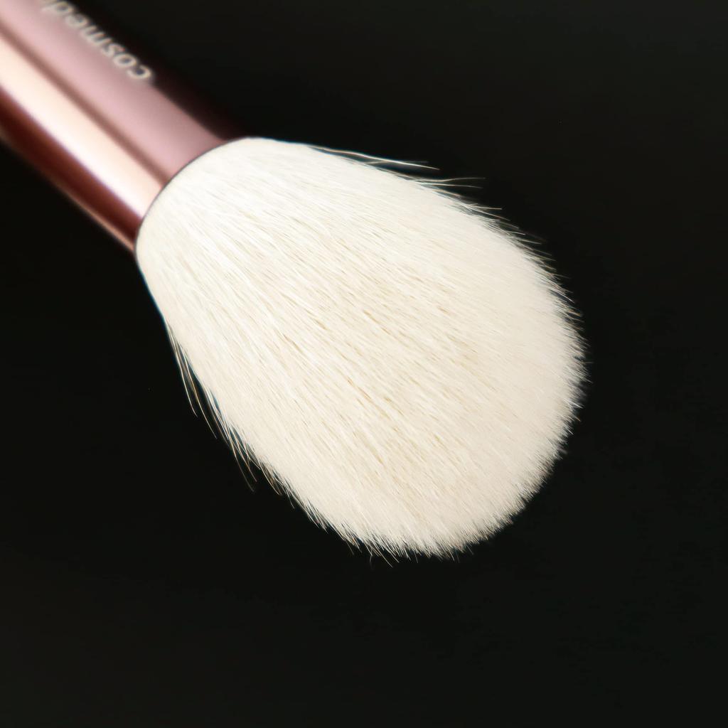 Takumi No Makeup Brush Cosmedo Kumano Brush Facial Cleansing Brush Thin and Long Kumano Makeup Normal Soft (100% Brush, Type) (Bronze) E-24N-BR