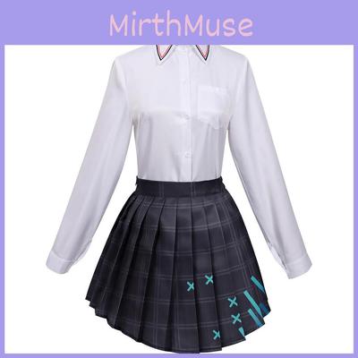Strój do Cosplayu Sakiri Neverness To Everness z Czerwonym Materiałem na Wydarzenia Gamingowe i Konwenty