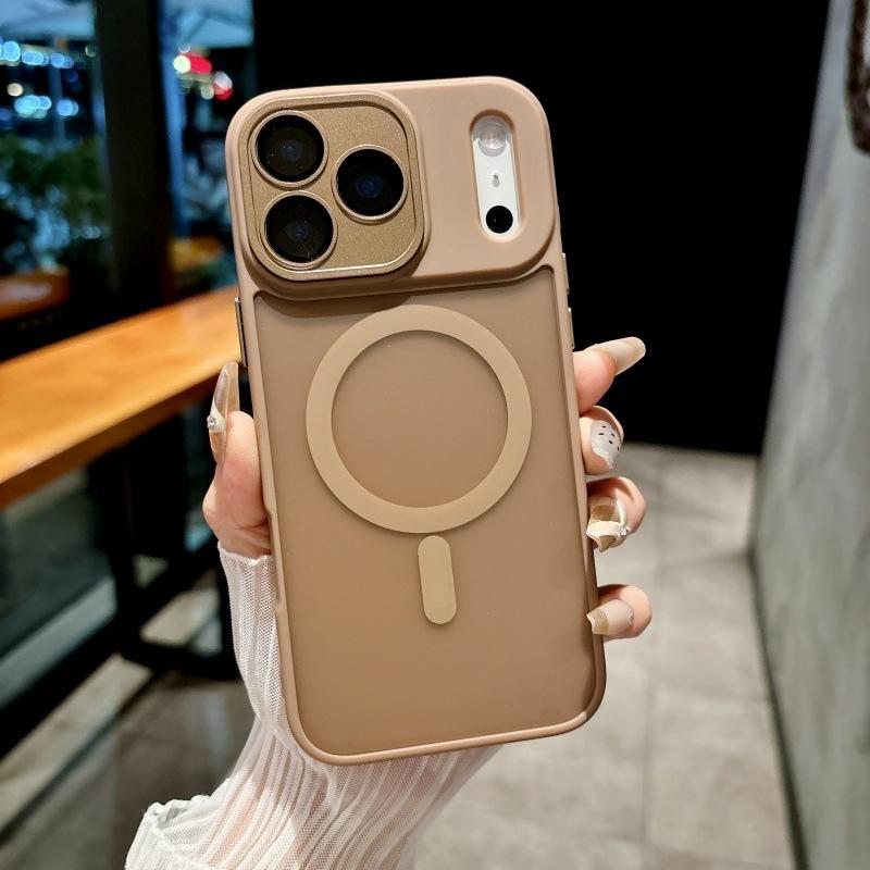 Applicable To IPhone17PROMAX Skin Skin Frosted Magnetic Snap Case Apple 16 Full Pack Lens Film Anti Fall