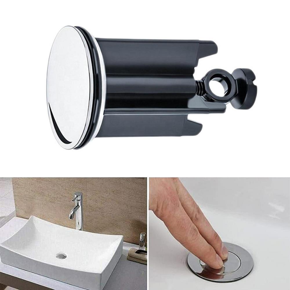 40mm Sink Plug Height Adjustable 40mm Drain Plug Universal Sturdy And Antirust Drain Plug For Sinks And Bathtubs Fits Universal