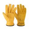 Top Grain Cowhide Driver Gloves: Soft, Wear-Resistant, Heat-Resistant Welding & Garden Protection Gloves