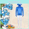 Cosplay Season Smurfs Costume Jumpsuit Animation Characters Halloween Party