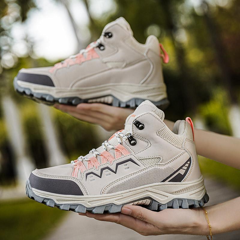 Breathable Hiking Shoes Men Women Outdoor Sports Shoes Wear-resistant Trekking Climbing Shoes Anti-collision