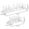 Scalable and Adjustable Pot Lid Storage Rack Pot Lid Storage Box Stretch Pot Lid Rack