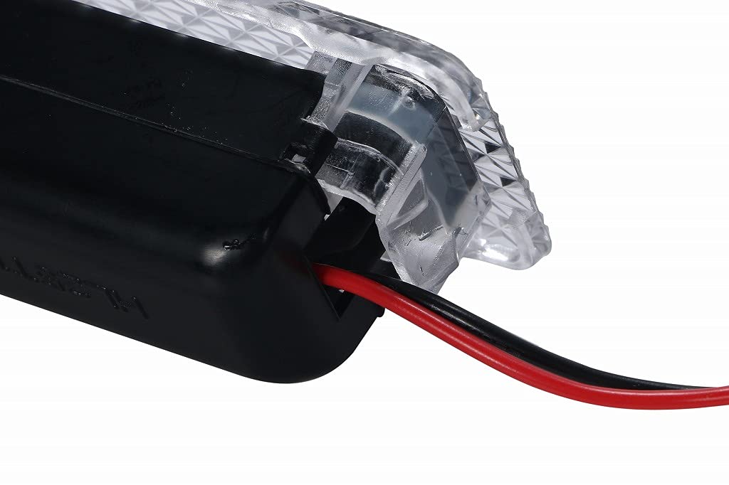 InZaccaz LED Luggage Lamps with Crystal Lenses for Toyota Alphard and Vellfire Genuine Replacement LED Room Luggage Interior Set of 2 (30 Series),