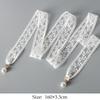 Elegant Style Pearl Pendant Belt Sweet Design Dress Waist Chain Lace Waist Belt  for Women
