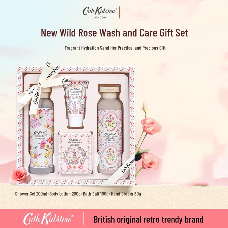 Cath Kidston Wild Rose & Quince Moisturizing Gift Set