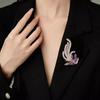 Qifeng High-end Women's Exquisite Enamel Phoenix Feeling Brooch