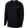 Solid Color Raglan Long Sleeve Crewneck Sweatshirt Men Sweatshirt Black 928472-010