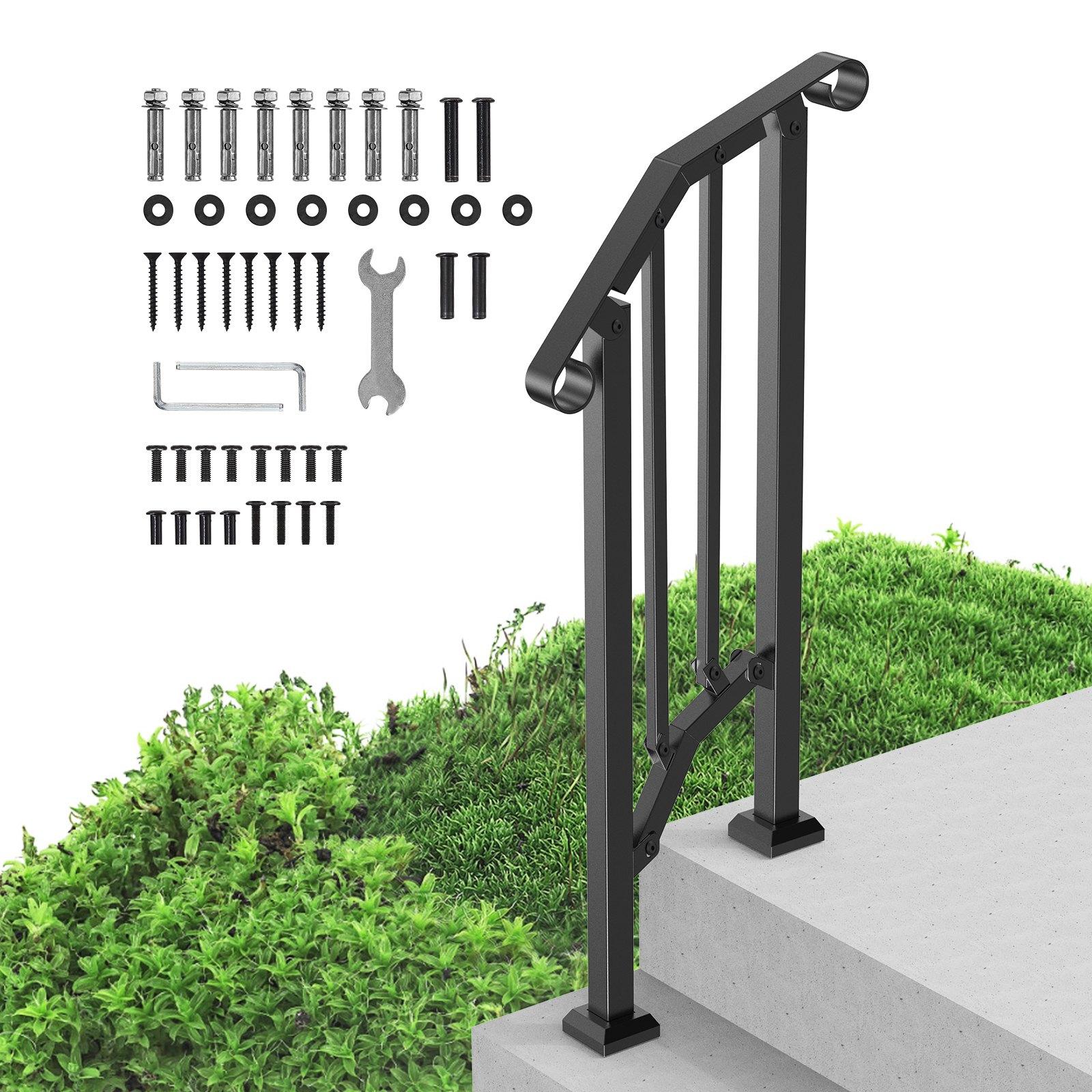 VEVOR Handrails for Outdoor Steps, 1-2