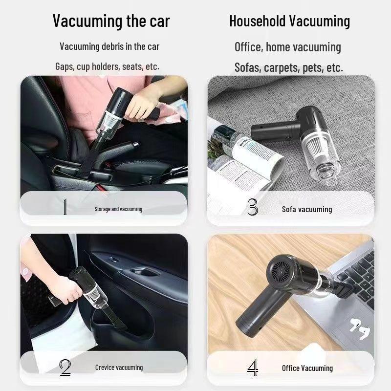 TikTok Hochleistungs-Mini-Handheld-Akku-Staubsauger für Auto & Innenbereich