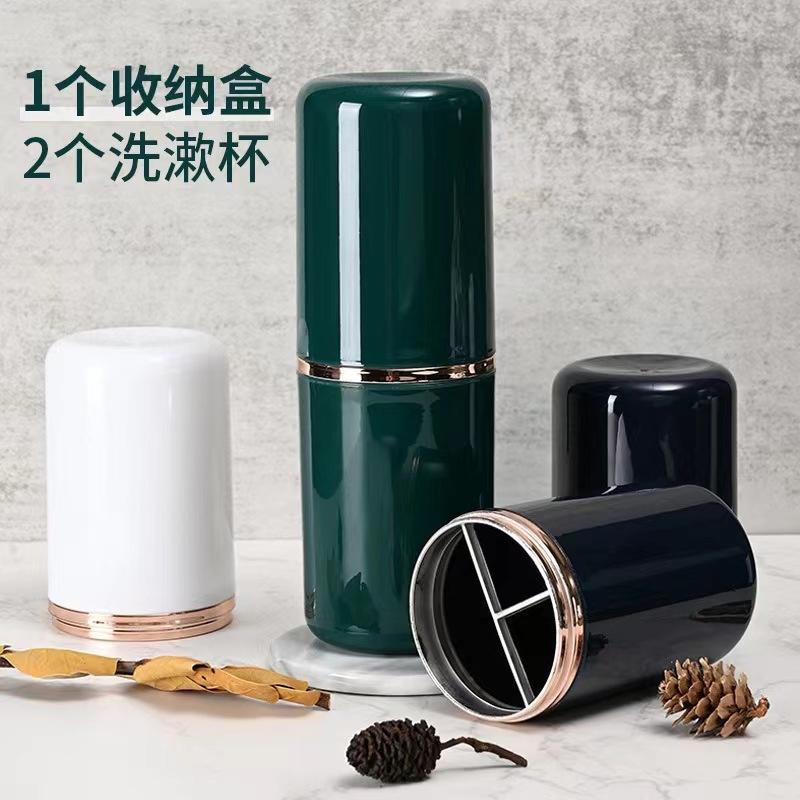 Travel Toothbrush Cup Portable Bathroom Organizer with Toothbrush Holder