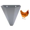 Chicken Cone Medium Size Stainless Steel for Poultry Restraining Killing Flat Back Easy to Wash