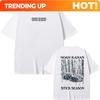 Camiseta Noah Kahan Stick Season Abeto Azul Tee 100% Algodão Alta Qualidade Camiseta Harajuku Moda Verão Confortável Camisetas