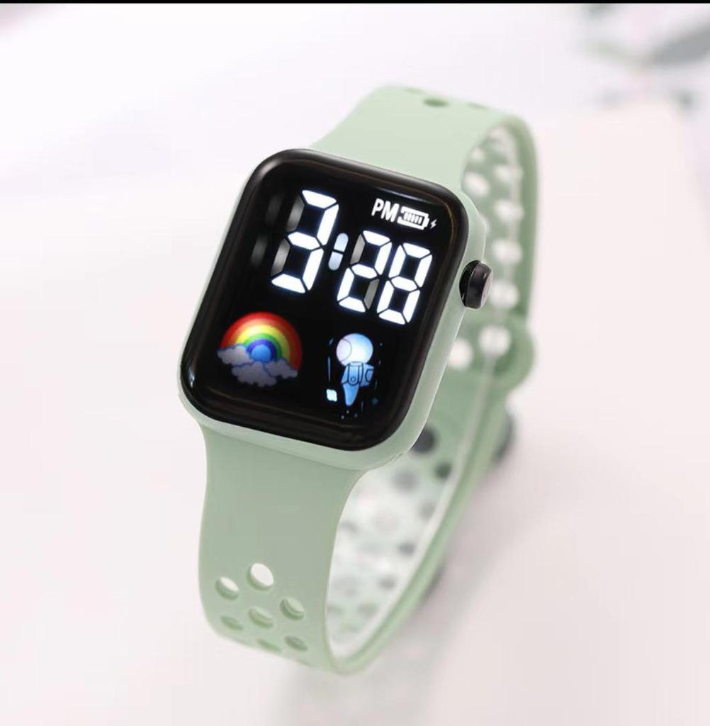 New Style LED Fashion Children's Electronic Watch with Large Dial