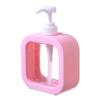 Lotion Bottle Leak-Proof Clear Design Press-down Pump Dispenser Wide-Mouth Plastic Waterproof Liquid Bottle
