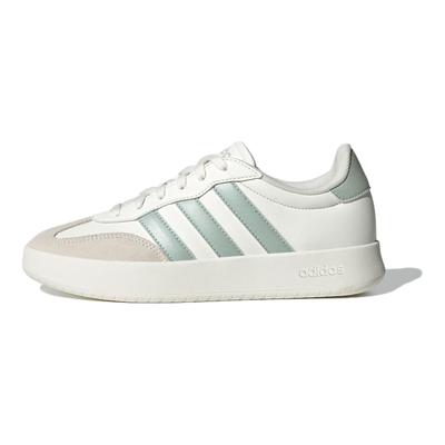 Barreda Off White Linen Green Metallic Women Sneakers Cream JI4905