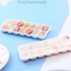 14 Grid Silicone Ice Tray Mold Box Ice Cube Maker Non-Toxic Durable Bar Pub Wine Ice Blocks Maker Kitchen Tools Accessories