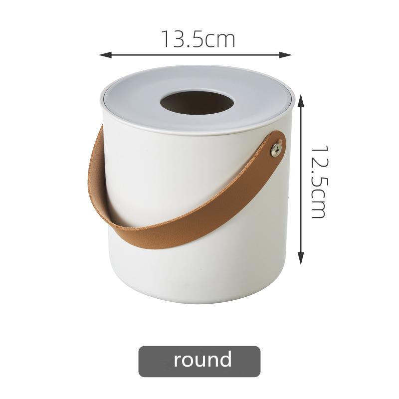 

Пластиковая коробка для салфеток Nordic, круглый/квадратный держатель для салфеток, высококачественный диспенсер для влажных салфеток, украшение для дома