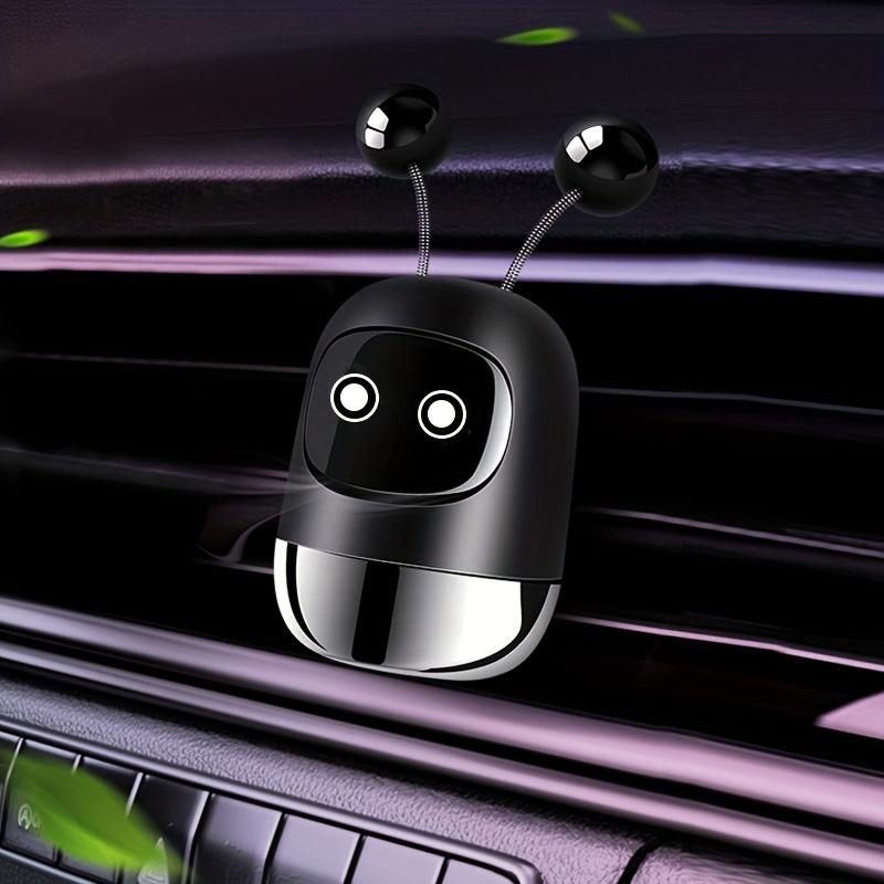 Cute Robot Car Aromatherapy Air Freshener-Fragrance Source with Balm/Tablet/Stick-Car Air Outlet Clip - Cartoon Robot Car Perfume Decoration Accessory