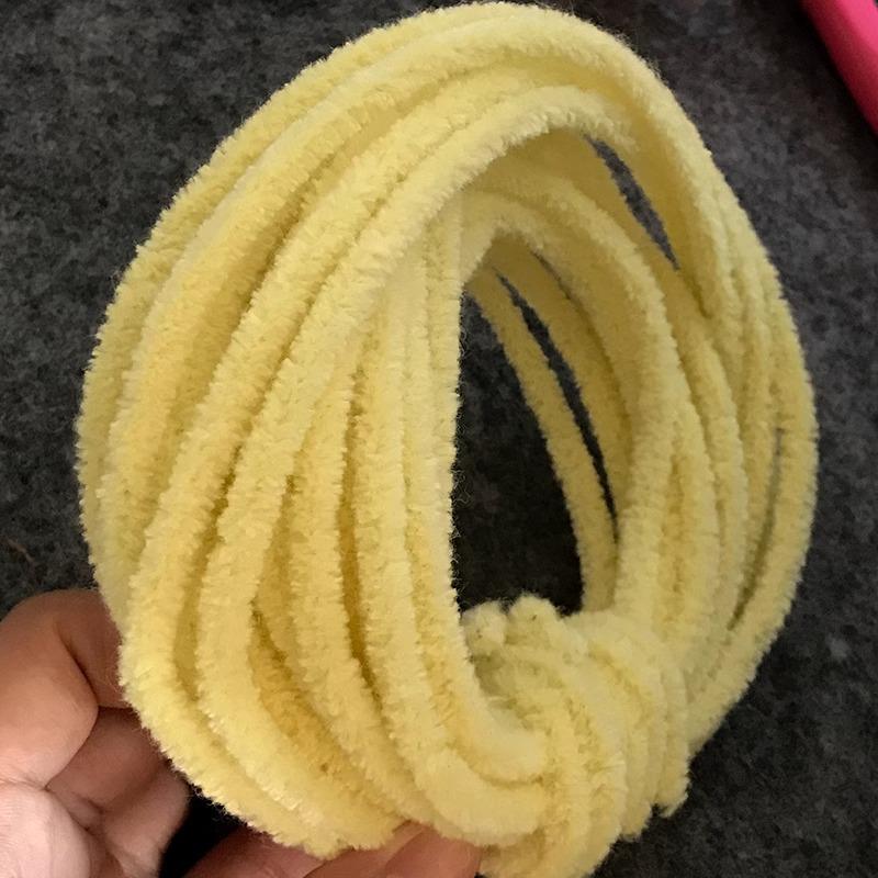 Chibi Maruko-chan Colorful 6mm Wool Chenille Stems for DIY Dragon Doll & Bouquet Crafting