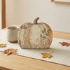 Desktop Decorative Wood Signs Thanksgiving Fall Pumpkin Table Decoration, Rustic Block Wooden Sign, Autumn Vintage Decor Farmhouse Tabletop