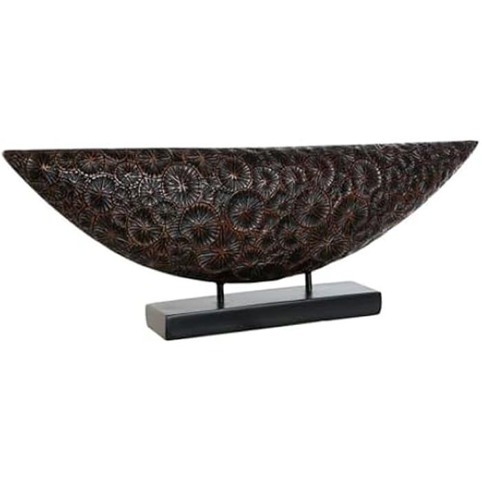 Figurine Décorative - HOME ESPRIT - Modèle Colonial - Marron Noir - 66 X 8 X 23 Cm - Multicolore