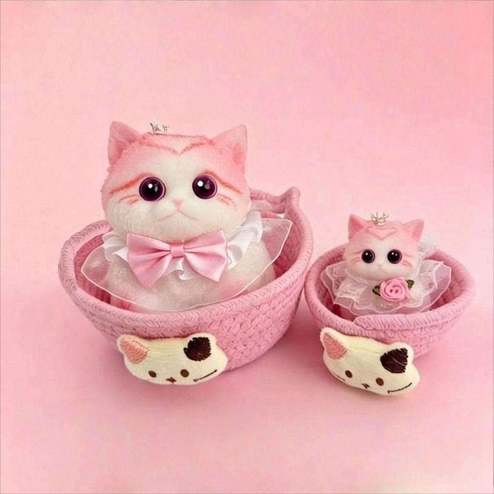 Soft Rubber Squeeze Toy Simulated Cat Anxiety Relief Toy New Slow Rebound Doll Birthday Gift