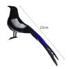 Magpie Simulation Bird Decorative Crafts Animal Garden Ornament for Garden Photography Prop Yard Art Courtyard Micro Landscape