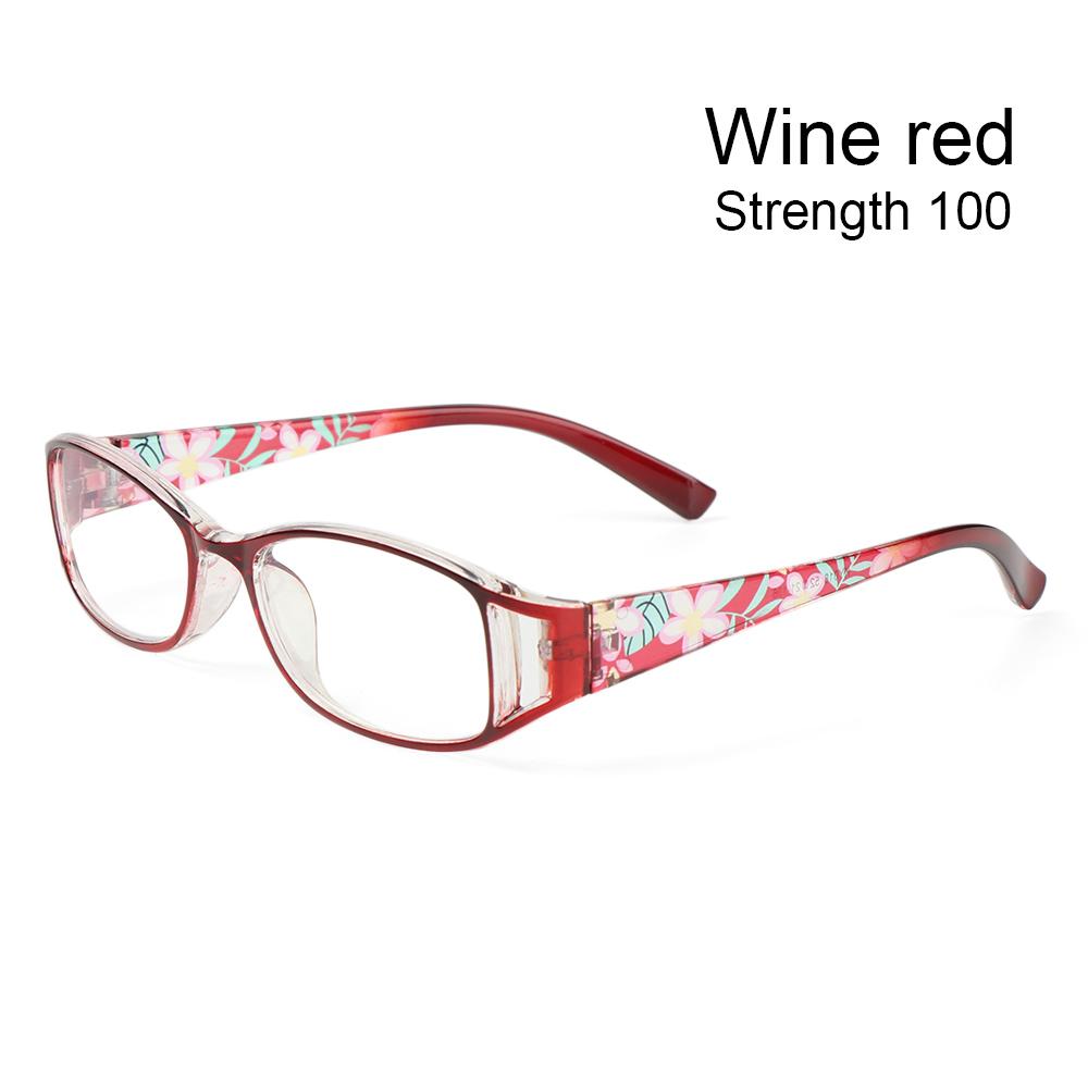 1 PC Hot Fashion Anti-Blue Light Reading Glasses Urltra-Light Eye Protection Women Flowers Elegant Comfortable Eyeglasses