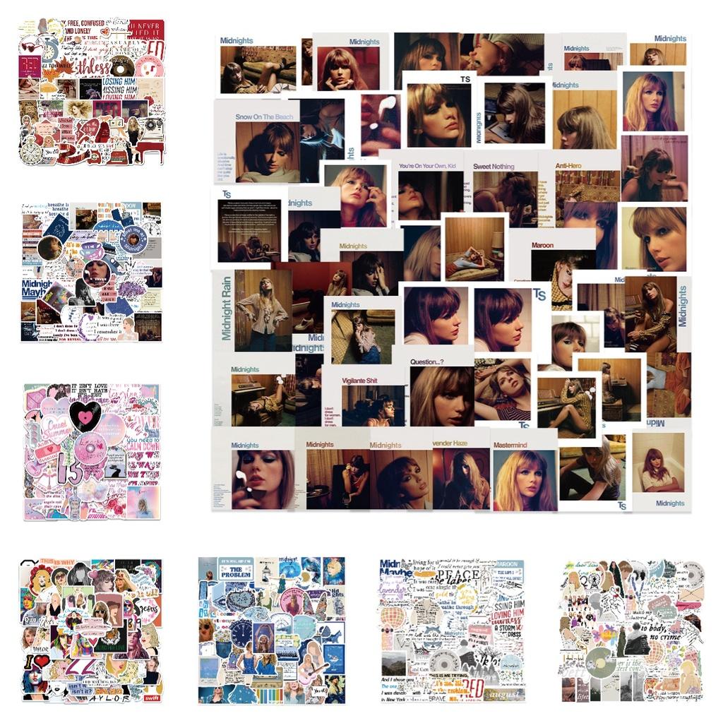 Taylor Swift Music Album Stickers Waterproof Diy For Luggage Guitar Skateboard Phone Case Water Bottle
