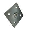 DAIDOHANT Plate Nut M16 Steel with Trivalent Chromate 90x70mm Hardware for Furniture and DIY Fastener 10102610