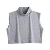 Womens Autumn Turtlneck Shirt Fake Collars for Sweater Half Shirt Warm Detachable False Collar Neck Accessories
