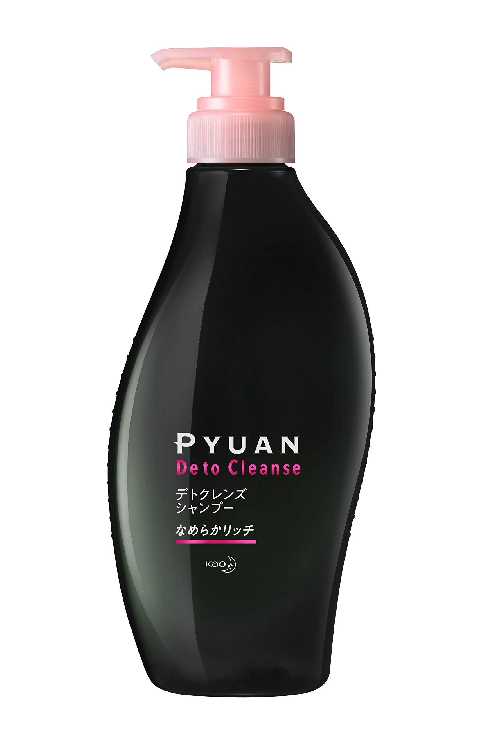 

PYUAN Detocleanse Shampoo Smooth Rich Pump 500ml [Hair care series for sticky roots, dry ends, and mixed hair] Silicone-free formula Plum & Camellia