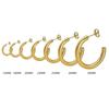 Temu Europe Hot-Selling Luxury Hoop Earrings: Non-Fading Women's Studs with High-End Feel.