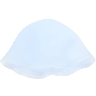 Hair Silicone Gel Cap Dye Hair Coloring Cap Highlighting Cap Hair Styling Tool with Hook (Blue)
