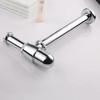Zinc Zinc Zinc Alloy Siphon Drainer Plumbing Tube Adjustable Height Sink Waste Trap Drain Kit  Outlet