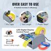 SucceBuy ZCUT-9 Automatic Tape Cutting Machine Paper Slitting Dispenser 6-60mm Adhesive Electric Tape Cutter for Product Package
