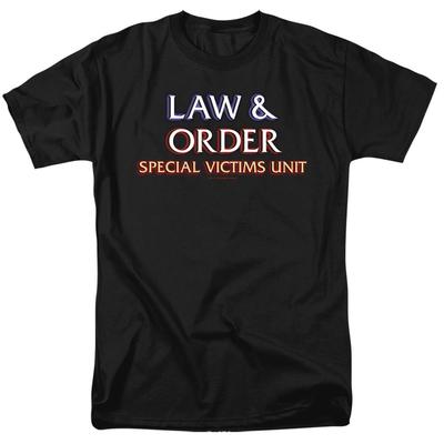Maglietta da adulto con logo Law & Order SVU su licenza