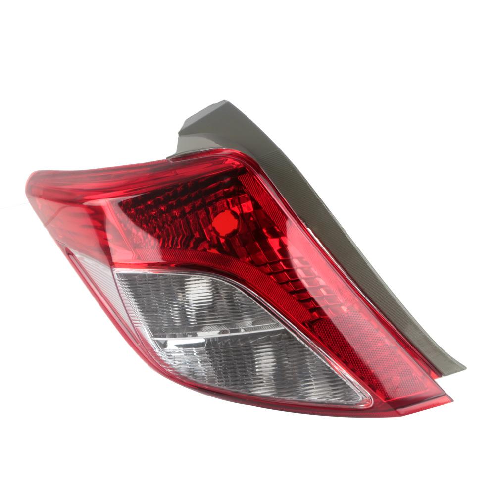 Compatible with Toyota Vitz 2012-2014: Rear Taillight Housings, Brake Lights, Turn Signals, and Reversing Light Covers.