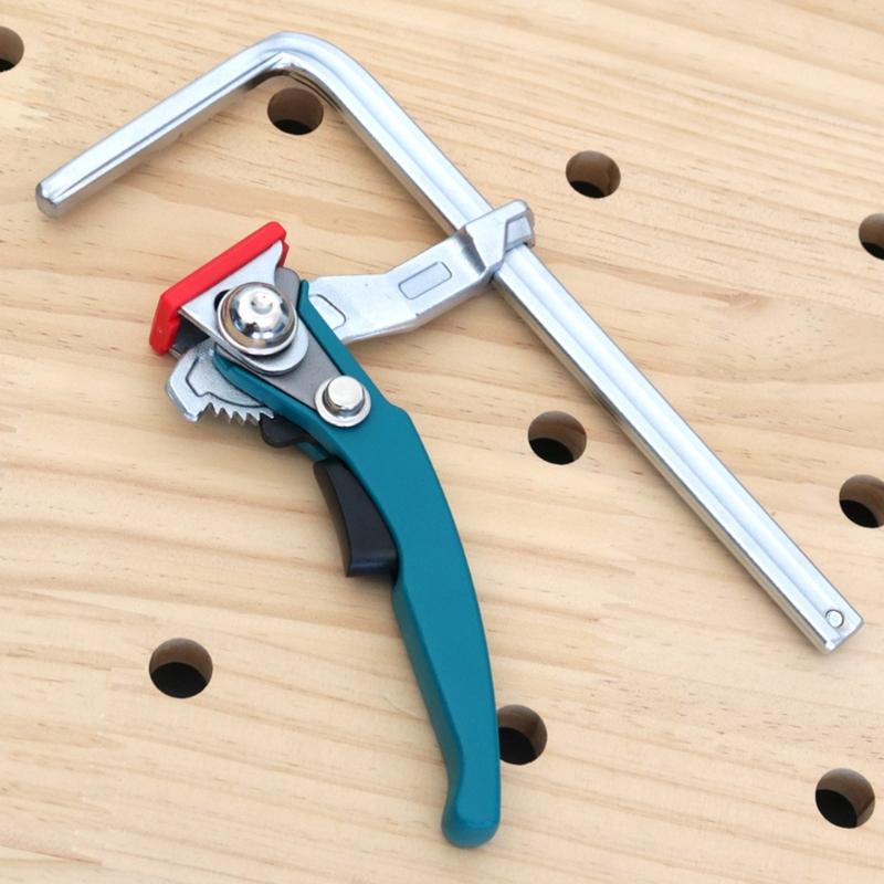 200mm Clamping Replacement for Multifunction Tables Adjustable Quick Clamps Stainlesses Steel Table Press Holders