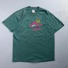 Oregon Anvil 90s VTG T Shirt Single Stitch Green Embroidery USA Trees Mountain