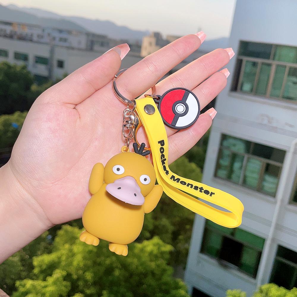 85 Styles Pokémon Pocket Monster Keychain Bag Decor Pikachu Desk Ornaments Car Key Chain Accessories Small Gift Between Friends