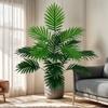 2 pcs Giant Artificial Plants -Realistic Green Foliage for Indoor/Outdoor Decor-for Hotels, Gardens, Courtyards & Photography