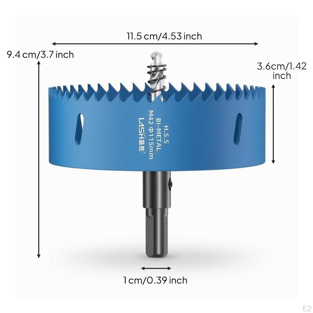 With Guide Bit HighSpeed Steel Drill HeavyDuty Tool for Handyman Hobbyists, Carpenters,