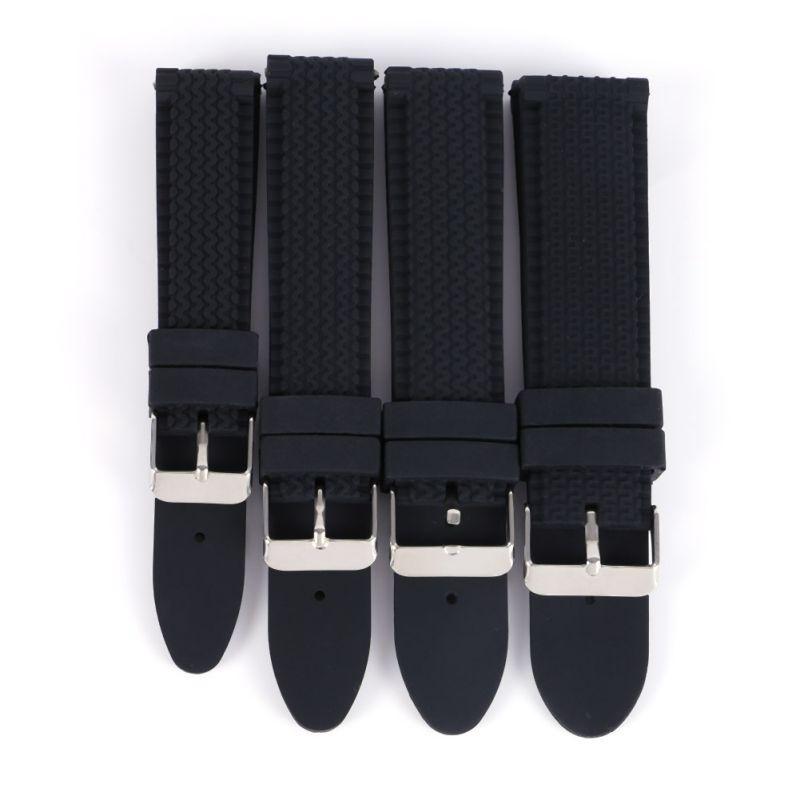 Wholesale Quality Rubber 25 mm Wristwatch Band 73576514174RS_K0003194 main image 0